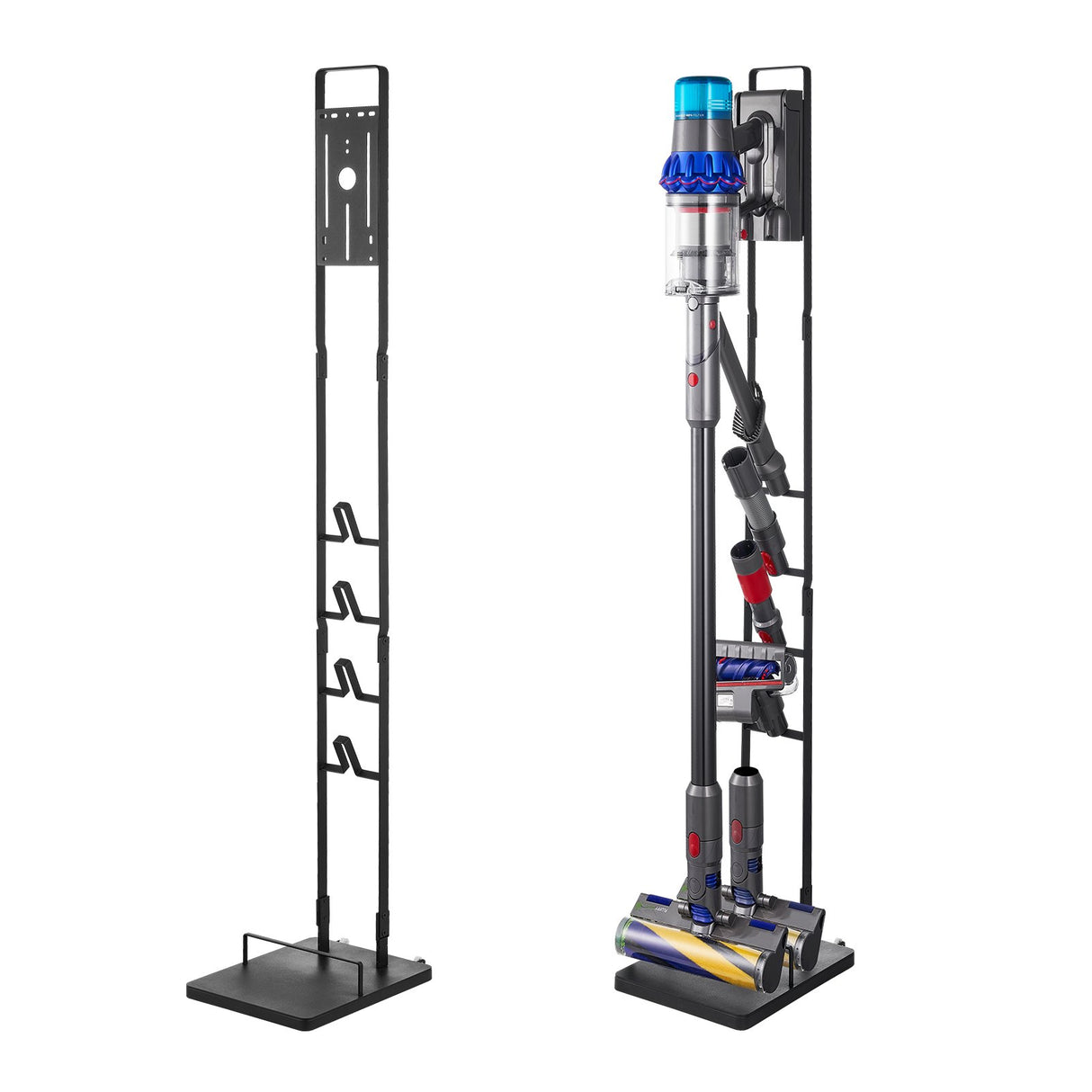 VEVOR Vacuum Stand, Compatible With Dyson V6 V7 V8 V10 V11 V15, Stable Vacuum Stand Holder with Wheels for Dyson DC30 DC31 DC34 DC35 DC58 DC59 DC62 D74 Cordless Upright Vacuum Cleaners & Accessories