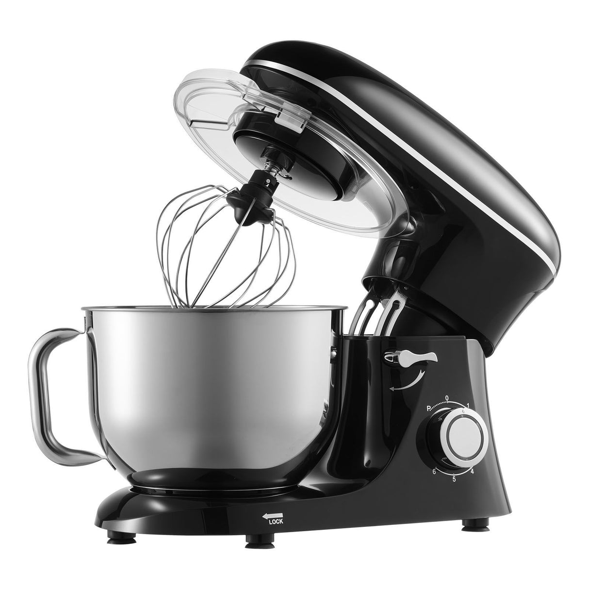 Stand Mixer 5.68 L Electric Dough Mixer 1100W 6 + P Speeds Food Beater