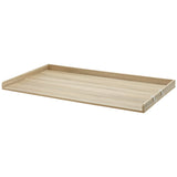 Washer Dryer Countertop, 54" x 27" Wooden Washer and Dryer Countertop, Water-Resistant Laundry Machine Topper Cover with Anti-Slip Pads, for Laundry Room Organization and Storage, Oak