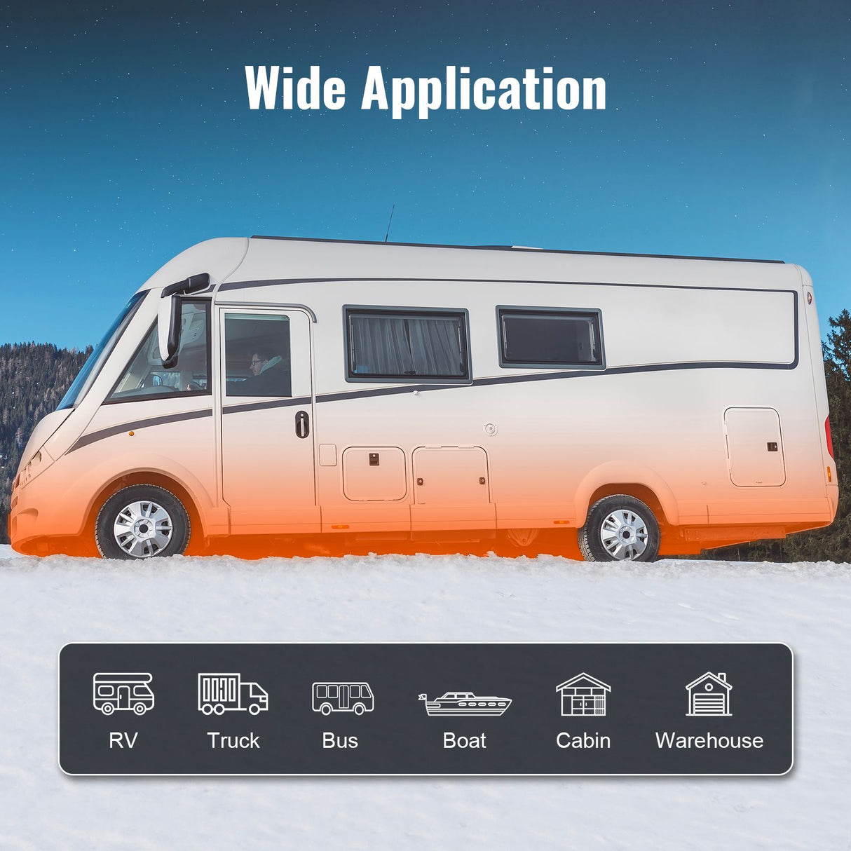 Diesel Air Heater, 12V 2KW Diesel Heater with Remote Control and LCD Display, 10L Fuel Tank Diesel Parking Heater, Rapid Heating for RV Trailer Camper Van Boat And Indoors