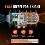 8 KW Diesel Air Heater, Bluetooth App Control All-on-one Diesel Heater with Automatic Altitude Adjustment, Remote Control and LCD, Portable Parking Heater for Home RV Trailer Camper Van Boat