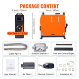 8 KW Diesel Air Heater, Bluetooth App Control All-on-one Diesel Heater with Automatic Altitude Adjustment, Remote Control and LCD, Portable Parking Heater for Home RV Trailer Camper Van Boat
