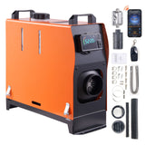 8 KW Diesel Air Heater, Bluetooth App Control All-on-one Diesel Heater with Automatic Altitude Adjustment, Remote Control and LCD, Portable Parking Heater for Home RV Trailer Camper Van Boat