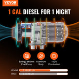 Diesel Air Heater, 12V 5KW All-on-one Diesel Heater with Remote Control and LCD Display, 5L Fuel Tank Portable Diesel Parking Heater, Rapid Heating for RV Trailer Camper Van Boat