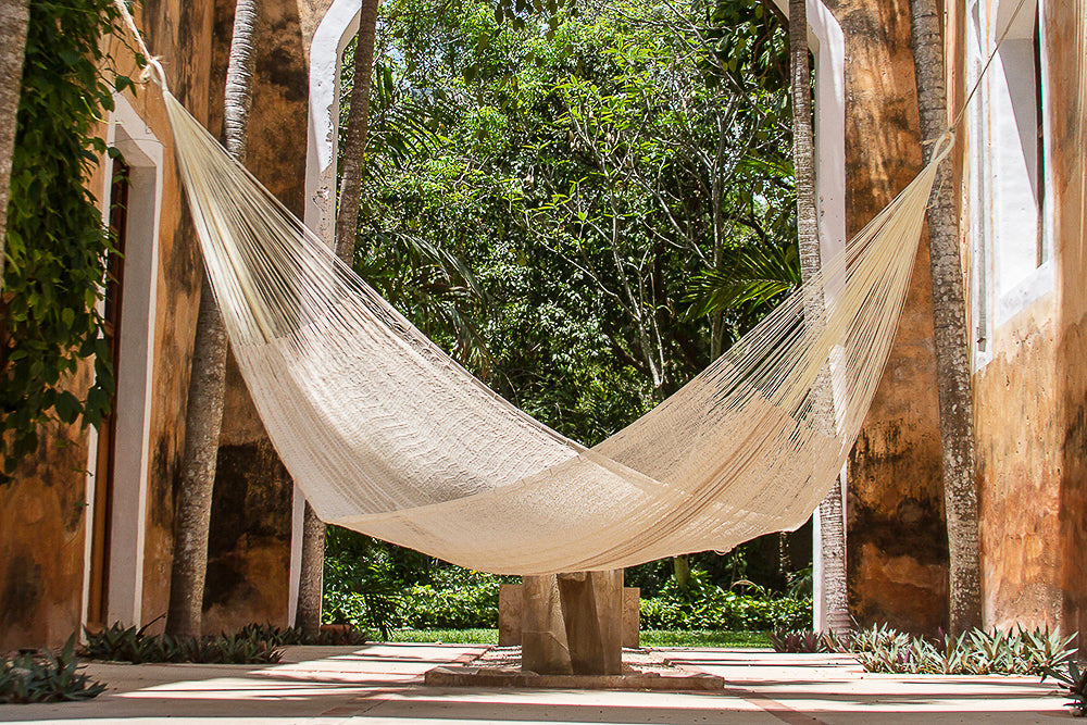 Cotton Mexican Hammock – Natural– Queen Size