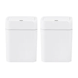 Artiss Rubbish Bin 12L 2-Pack Sensor Kitchen Automatic Motion Touchless White