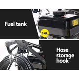 Giantz Petrol High Pressure Cleaner Washer 20M Hose Gurney