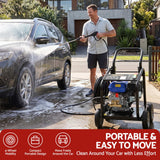 Giantz Petrol High Pressure Washer 3000PSI 7HP 4 Stroke Cleaner Commercial Blue