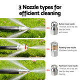 Giantz Pressure Washer Hose 30M 5800PSI Power Replacement Extension 1/4'' Quick Connect