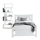 Artiss King Single Bed Frame and Bookshelf