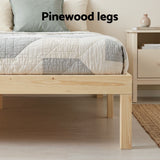 BRUNO Wooden Bed Frame - King Size