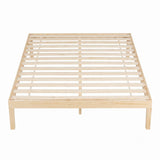 Artiss Bed Frame Queen Size Wooden Base Mattress Platform Timber Pine BRUNO