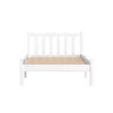 Single Wooden Bed Frame - White