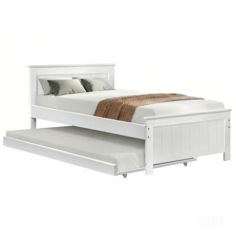 Elvis Trundle Bed Frame - King Single