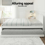 Elvis Trundle Bed Frame - King Single