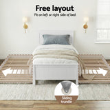 Elvis Trundle Bed Frame - King Single
