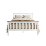 Bed Frame Double Size Metal Base Platform Foundation Black DREW