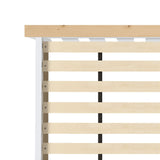 Bed Frame Double Size Metal Base Platform Foundation Black DREW