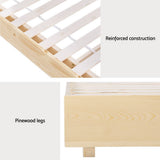 ODIN LED floating Single Bed Frame
