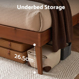 SPLAY Walnutt Queen Bed Frame