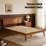 SPLAY Walnutt Queen Bed Frame