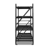 Giantz 2Mx2M Garage Shelving Warehouse Rack Pallet Racking Storage Shelve Black