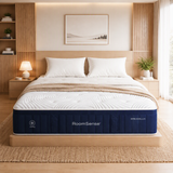 RoomSense Double Mattress, 34cm Thick Medium Soft Hybrid Mattress for Back Pain Relief, Tencel Cooling Gel Pocket Spring Mattress Double Size in a Box