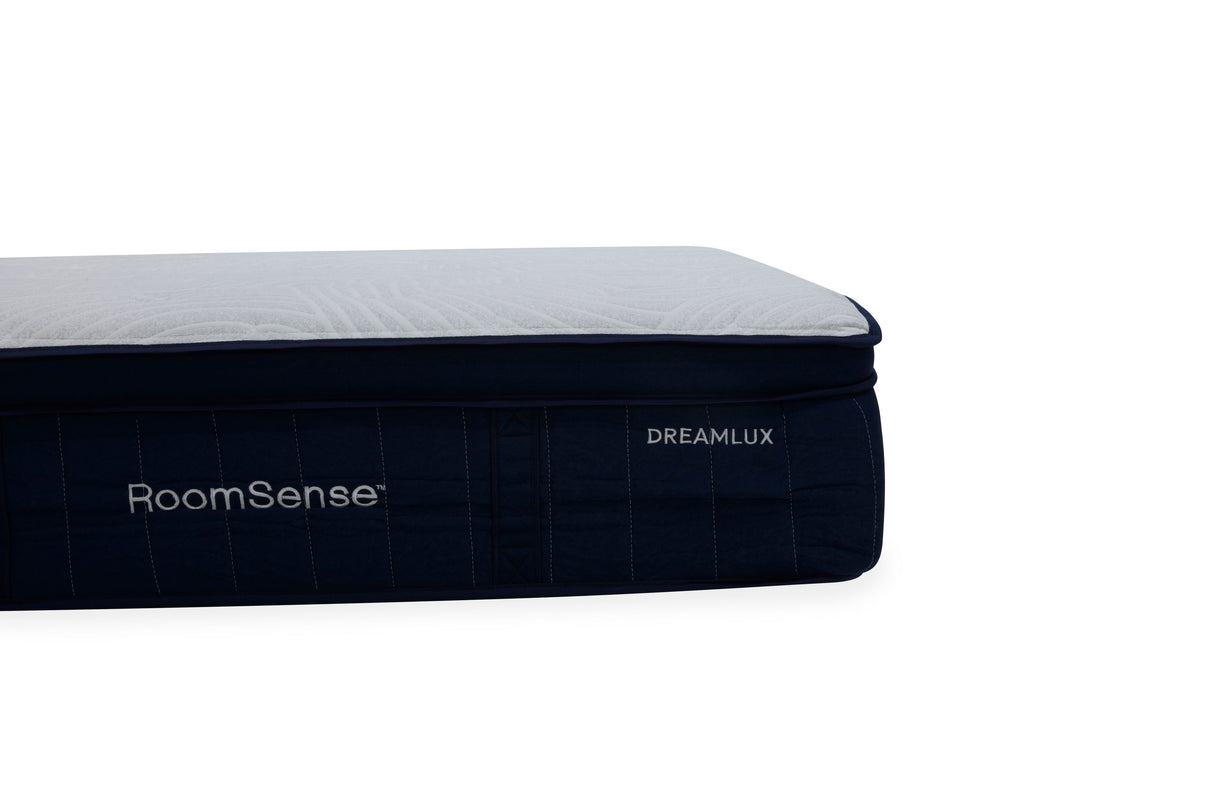RoomSense Queen Mattress, 34cm Thick Medium Firm Hybrid Mattress for Back Pain Relief, Tencel Cooling Pocket Spring Mattress Queen Size in a Box
