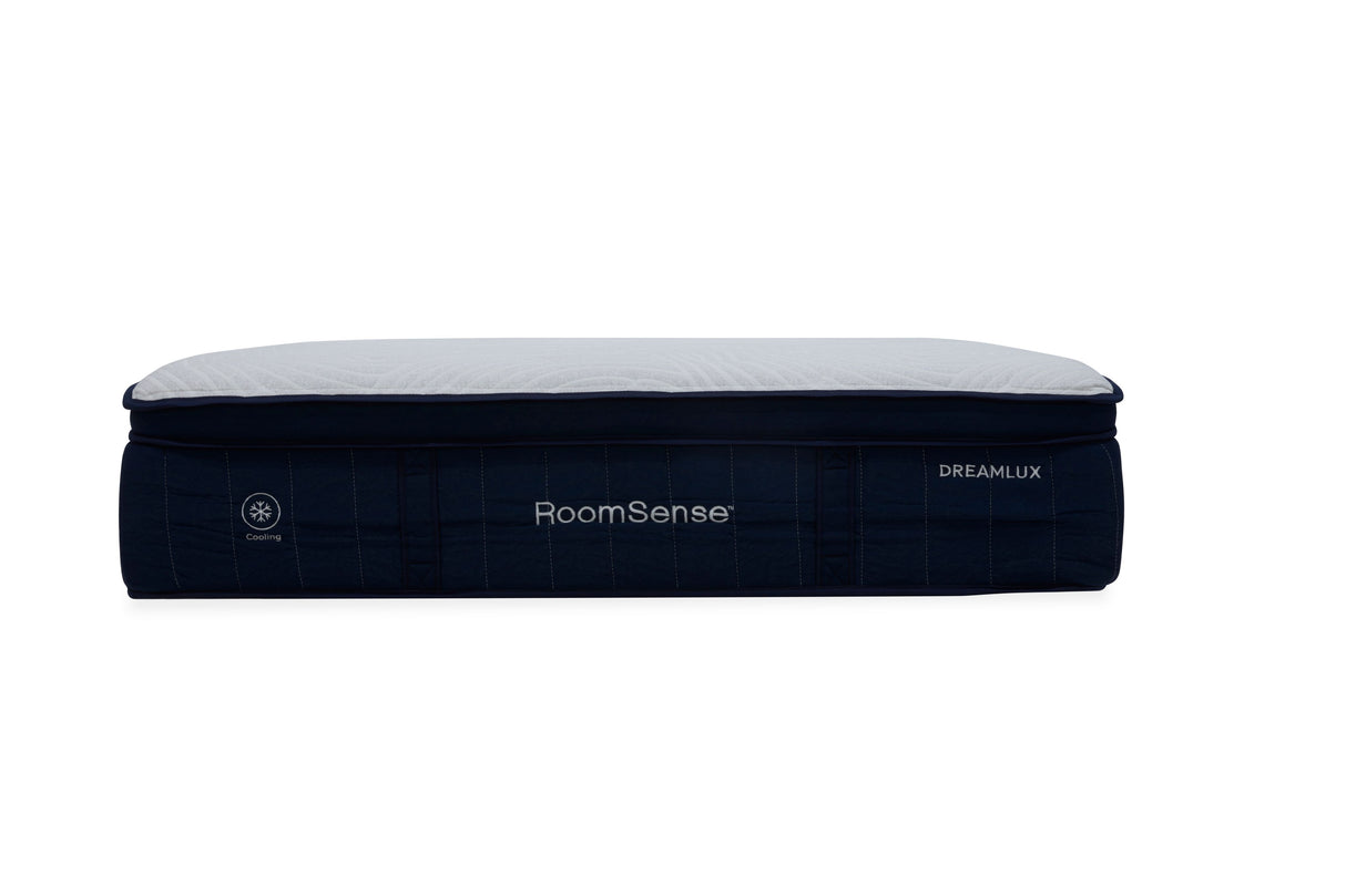 RoomSense Single Mattress, 34cm Thick Medium Firm Hybrid Mattress for Back Pain Relief, Tencel Cooling Pocket Spring Mattress Single Size in a Box