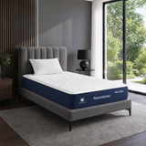 RoomSense Single Mattress , 30cm Medium Firm Hybrid Mattress with Latex Lumbar Support for Back Pain Relief , Pocket Spring Mattress Single Size in a Box