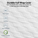RoomSense King Single Mattress, 26cm Orthopedic Firm Mattress for Back Pain Relief, Pocket Spring Hybrid Mattress King Single Size for Home & Rental