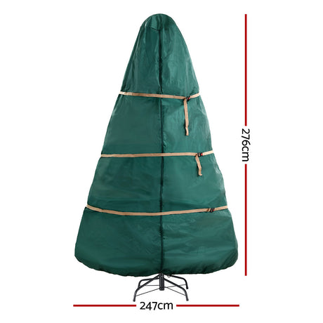 Jingle Jollys Christmas Tree Storage Bag Fits Up to 9ft Tree Xmas Bag Green