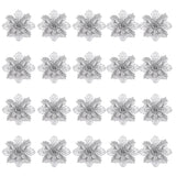 Jingle Jollys 20Pcs Christmas Tree Flower Set Garland Wreath Poinsettia Decorations