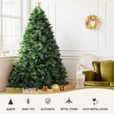 Jingle Jollys Christmas Tree 2.4M Xmas Tree Decorations Pine Needles 2100 Tips