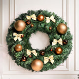 Jingle Jollys Christmas Wreath 60cm Artificial Green Garland Door Decoration 420 Tips Xmas Bush