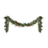 Jingle Jollys 3M Christmas Garland Pre-lit LED with Pine Cones Xmas Decor Green