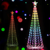 1.8M Christmas Tree 265 LED RGB Fairy Lights Jingle Jollys