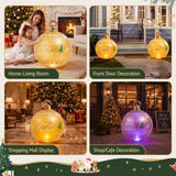 Jingle Jollys Christmas Inflatable Ball 60cm Led Illuminated Xmas Decoration
