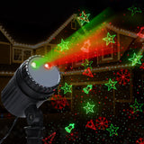 Jingle Jollys Christmas Lights Laser Light Projector Outdoor Decorations