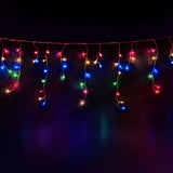 12.5M Christmas Lights Solar Icicle String Light Multi Colour Jingle Jollys