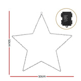 Jingle Jollys Christmas Lights 50cm Star 70 LED Xmas Decorations