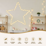 Jingle Jollys Christmas Lights 50cm Star 70 LED Xmas Decorations