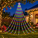 Jingle Jollys 3.8M Christmas Lights Waterfall String Light 340 LED