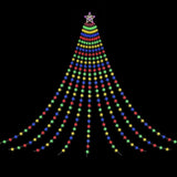 Jingle Jollys 3.8M Christmas Lights Waterfall String Light 340 LED