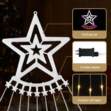 Jingle Jollys 3.8M Christmas Lights Waterfall String Light 340 LED