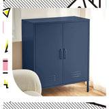 ArtissIn Buffet Sideboard Metal Cabinet - SWEETHEART Blue