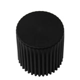 2x Bar Stools Cupcake Plastic Foot Stool Black