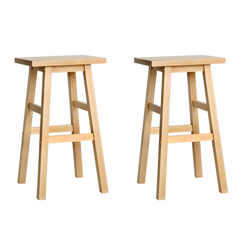 Bar Stools Kitchen Counter Barstools Baden Natural x2