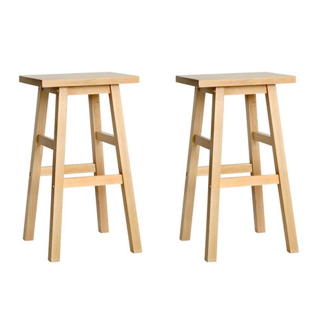 Bar Stools Kitchen Counter Barstools Baden Natural x2