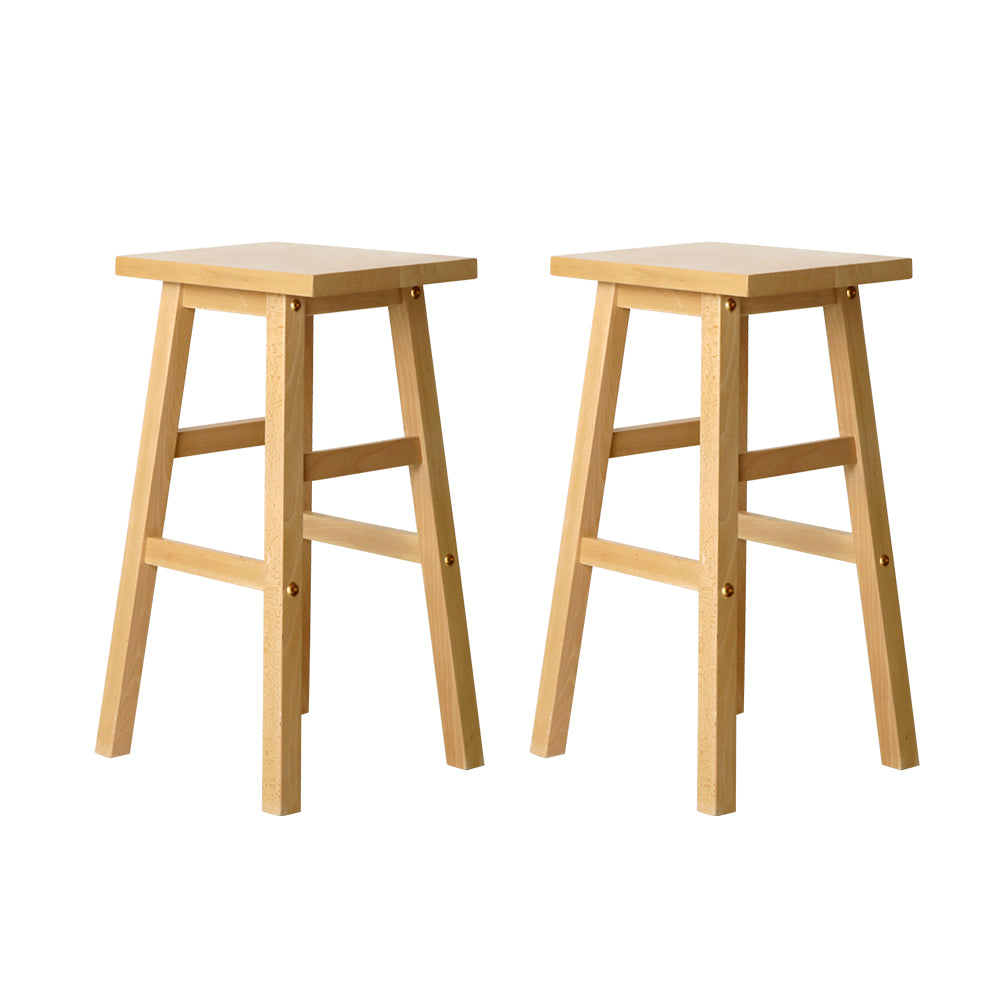 Bar Stools Kitchen Counter Barstools Baden Natural x2